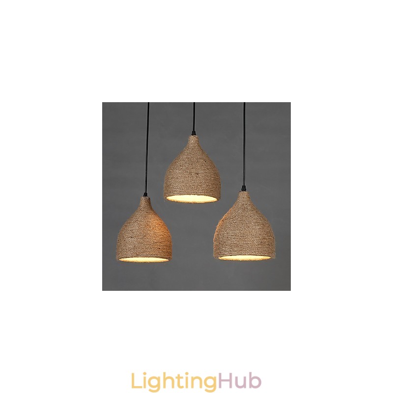 Country Lofts Restoring Ancient Ways Hemp Rope Single Head Small Droplight Lamp