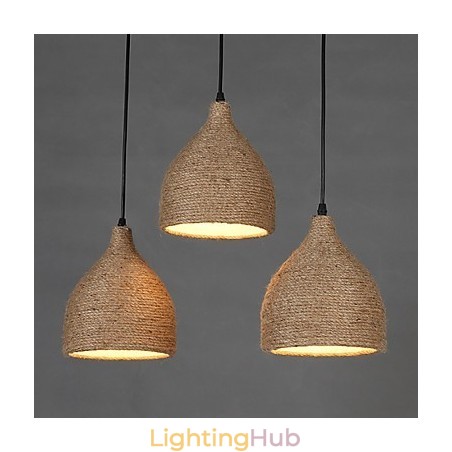 Country Lofts Restoring Ancient Ways Hemp Rope Single Head Small Droplight Lamp Country Lofts Restoring Ancient Ways Hemp Rope Single Head Small Droplight Lamp