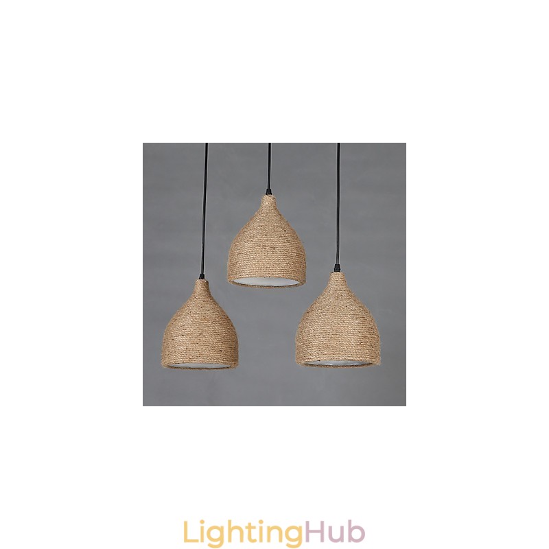 Country Lofts Restoring Ancient Ways Hemp Rope Single Head Small Droplight Lamp