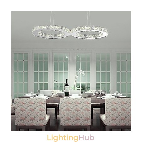 Modern Contemporary Crystal Chrome Metal Pendant Light Modern Contemporary Crystal Chrome Metal Pendant Light