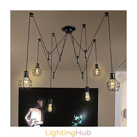 6 Lights Country Designers Metal Pendant Light 6 Lights Country Designers Metal Pendant Light