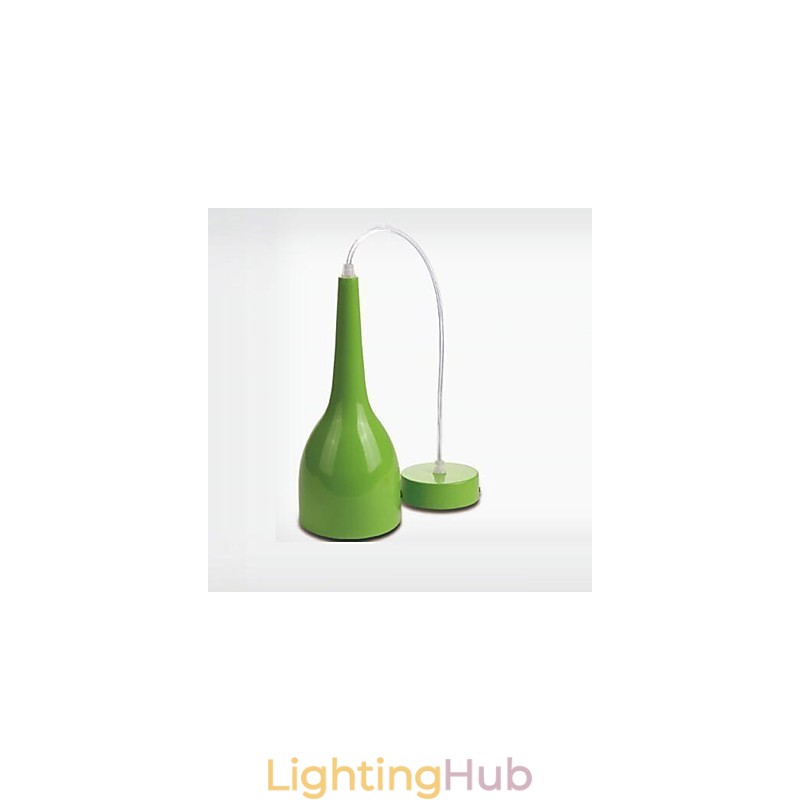 Modern Contemporary Globe Painting Metal Pendant Light
