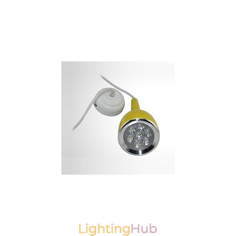 Modern Contemporary Globe Painting Metal Pendant Light