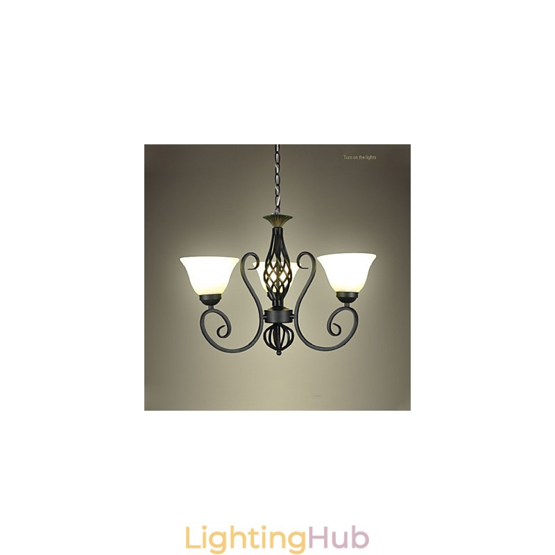 Jane The Chandelier Is Contracted Wrought Iron Creative European Style Decorative Lighting Lamps