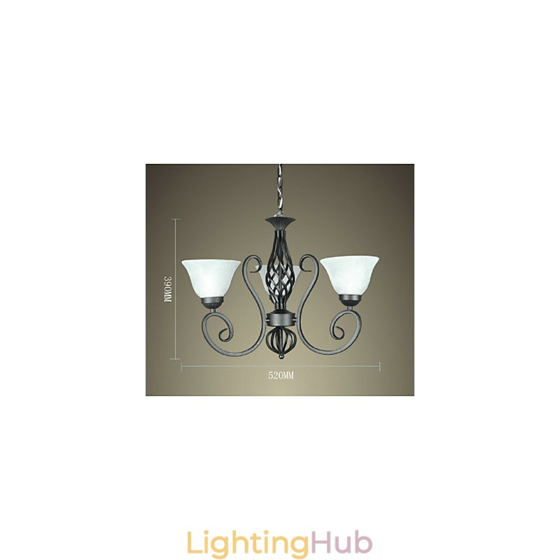 Jane The Chandelier Is Contracted Wrought Iron Creative European Style Decorative Lighting Lamps