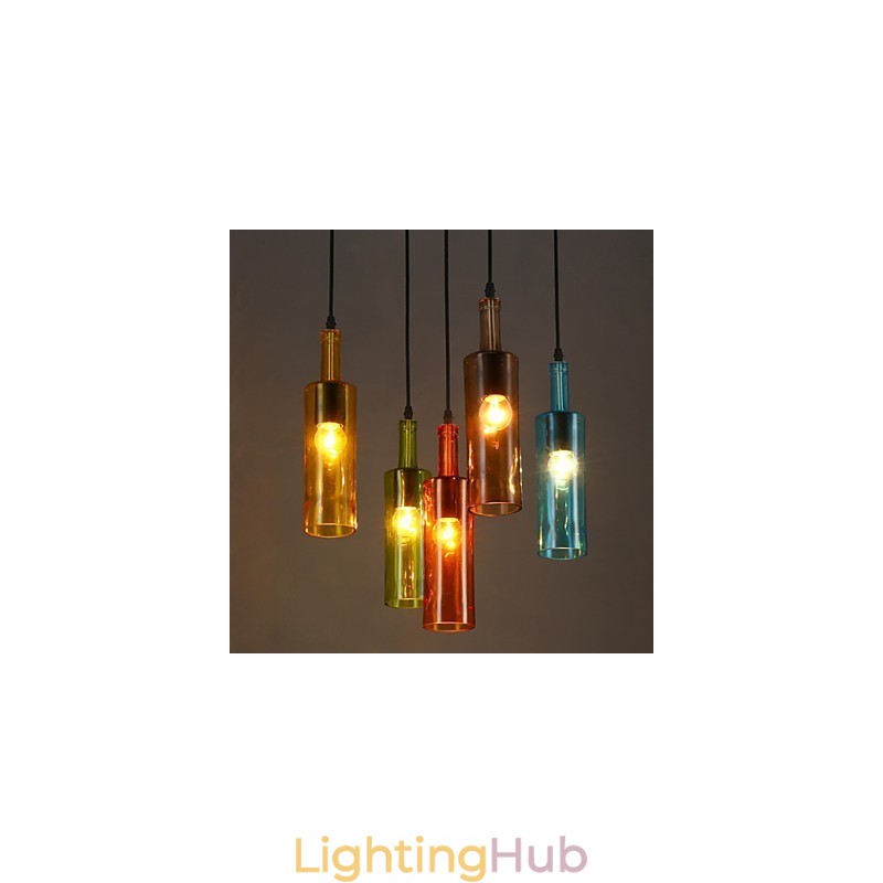 Diffuse Light Color Restoring Ancient Ways Bottle Droplight Pendant Light
