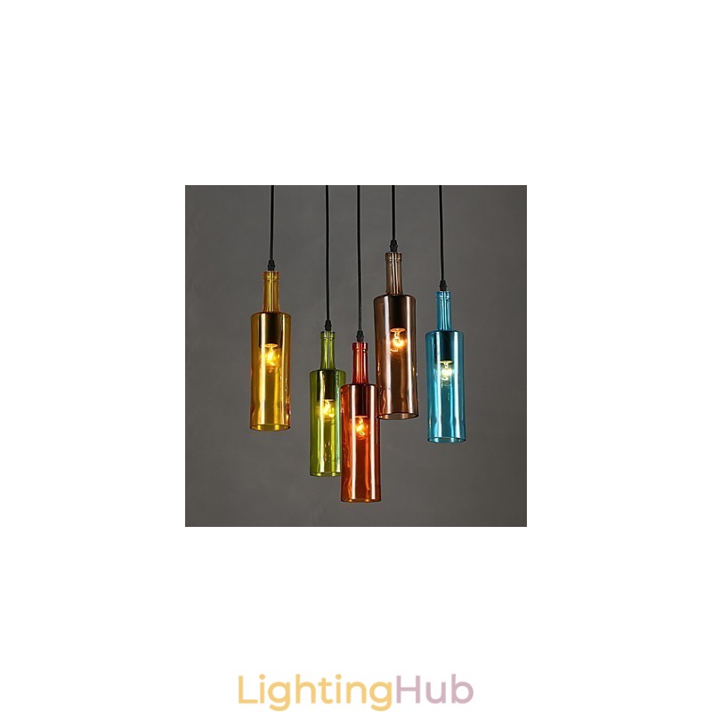 Diffuse Light Color Restoring Ancient Ways Bottle Droplight Pendant Light
