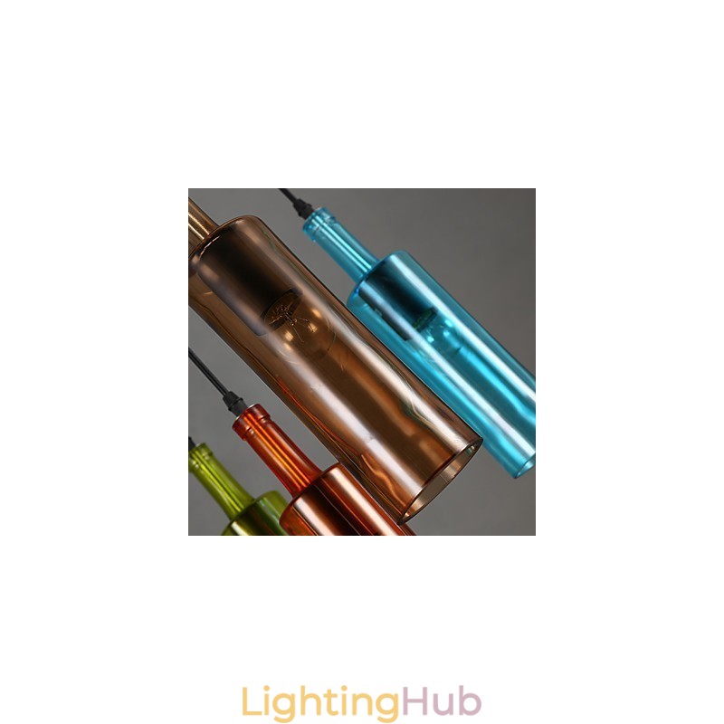 Diffuse Light Color Restoring Ancient Ways Bottle Droplight Pendant Light