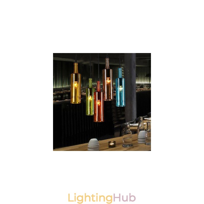 Diffuse Light Color Restoring Ancient Ways Bottle Droplight Pendant Light
