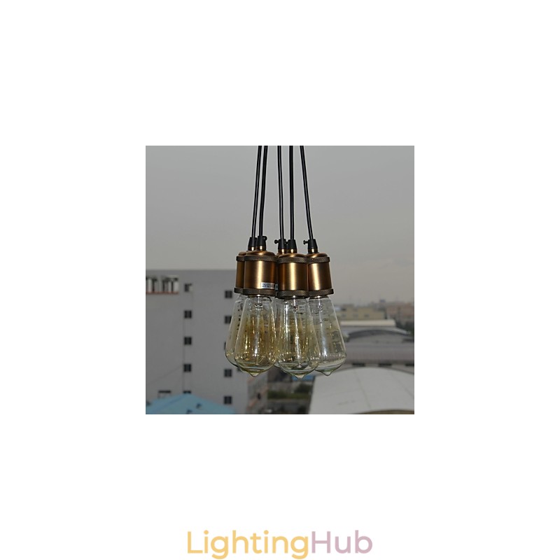 Country Electroplated Metal Flush Mount