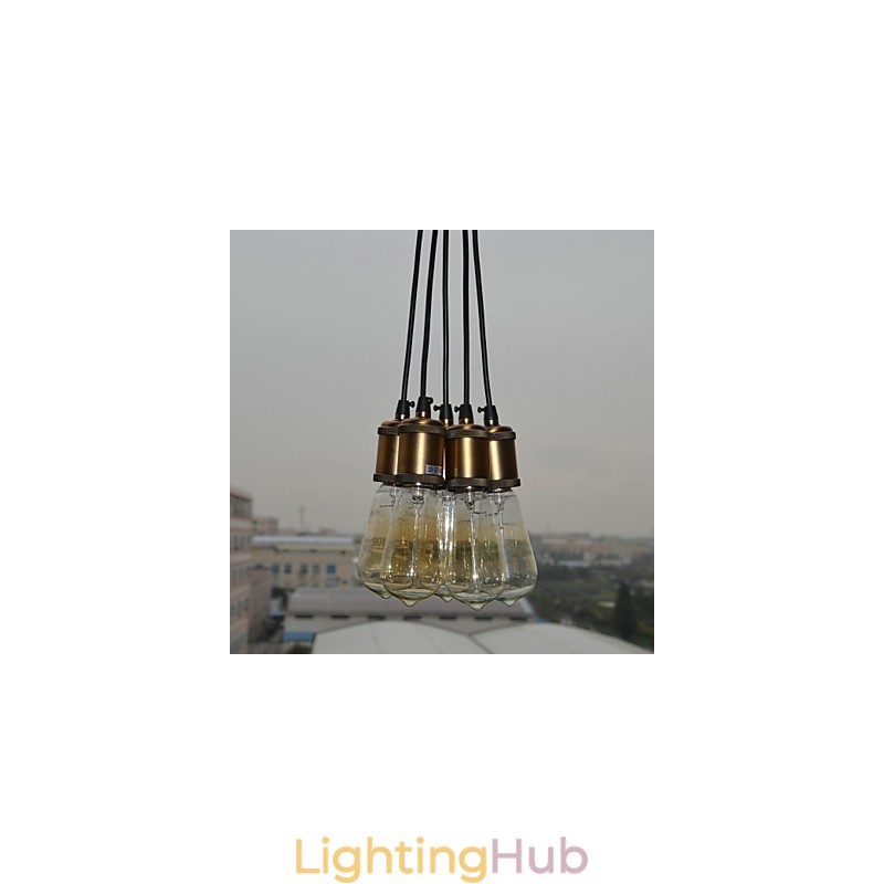 Country Electroplated Metal Flush Mount