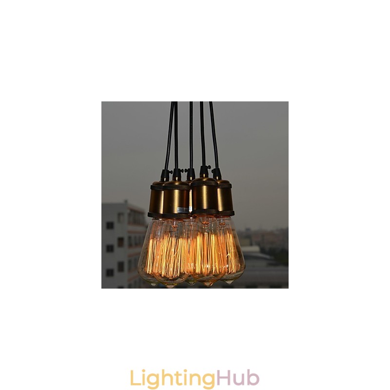Country Electroplated Metal Flush Mount