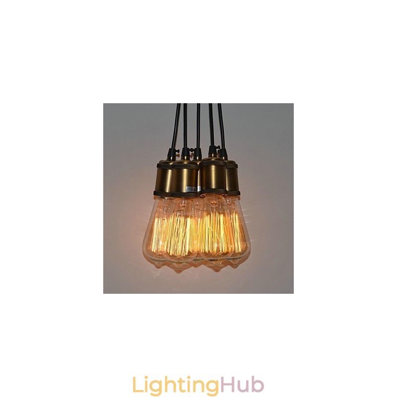 Country Electroplated Metal Flush Mount