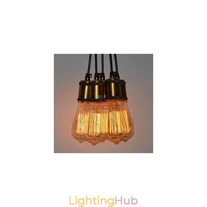 Country Electroplated Metal Flush Mount
