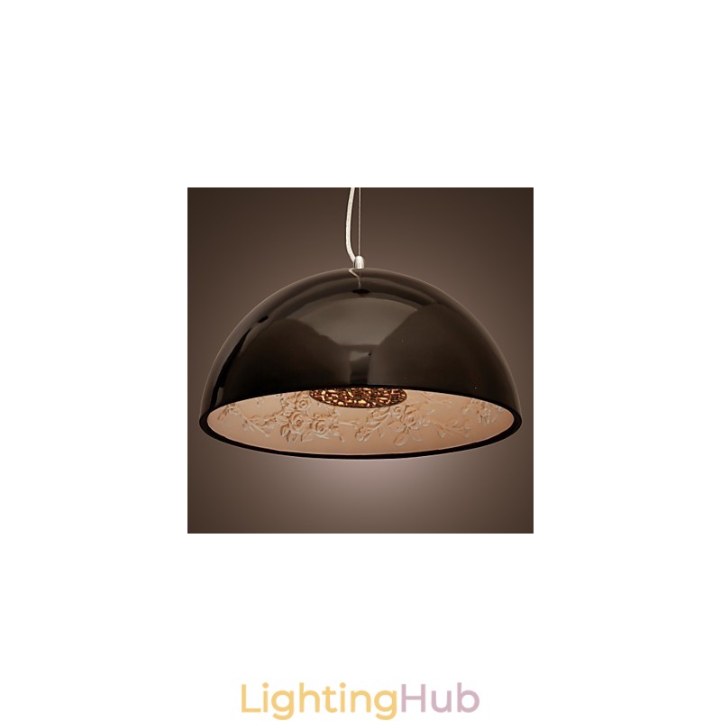 Modern Contemporary Bowl Mini Style Painting Pendant Light