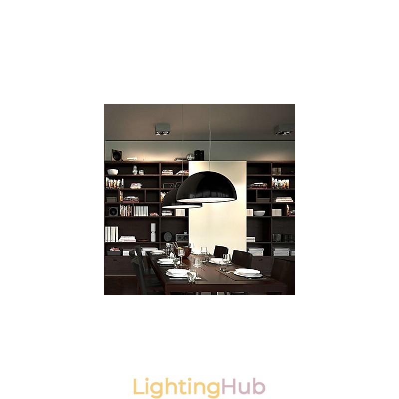 Modern Contemporary Bowl Mini Style Painting Pendant Light