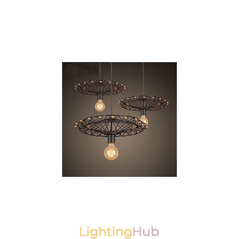 American Country Iron Industry Ferris Wheel Chandelier