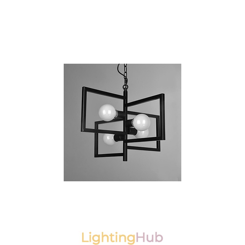 Vintage Country Painting Metal Pendant Light Garage