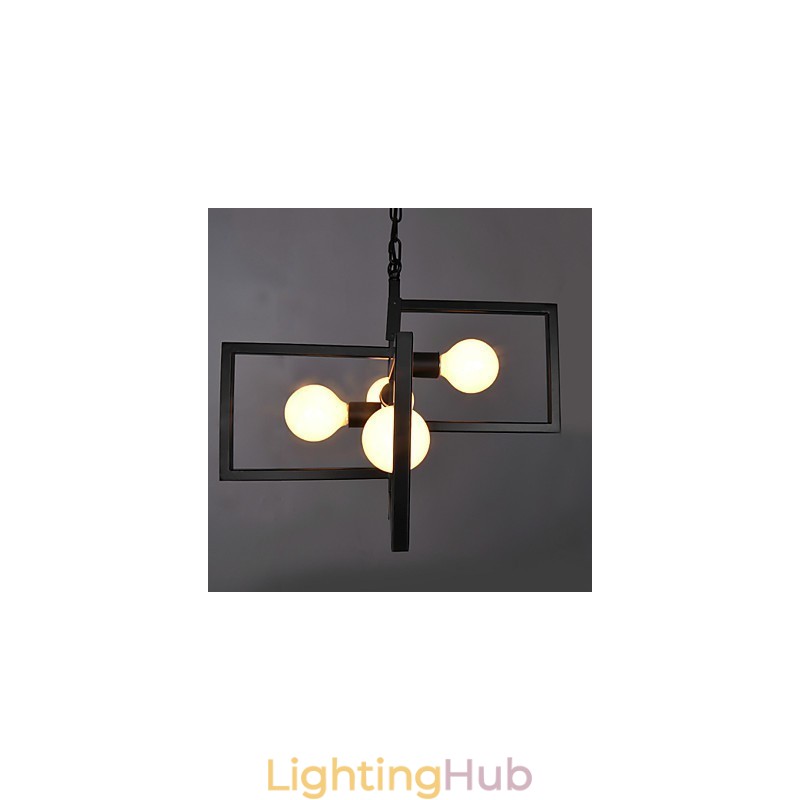 Vintage Country Painting Metal Pendant Light Garage