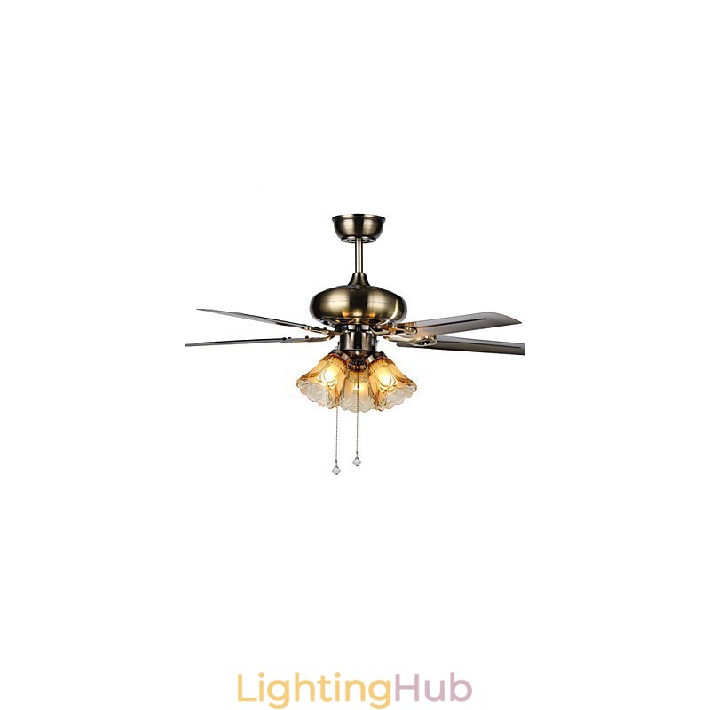 Ceiling Fans Luxe Eco Modern Ceiling Fan With Light 42 Inch Blades Brushed Steel Finish