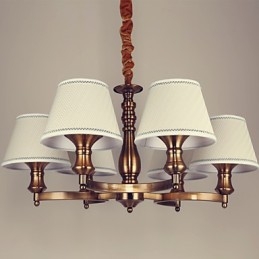 Rustic Lodge Vintage Mini Style Electroplated Metal Chandelier