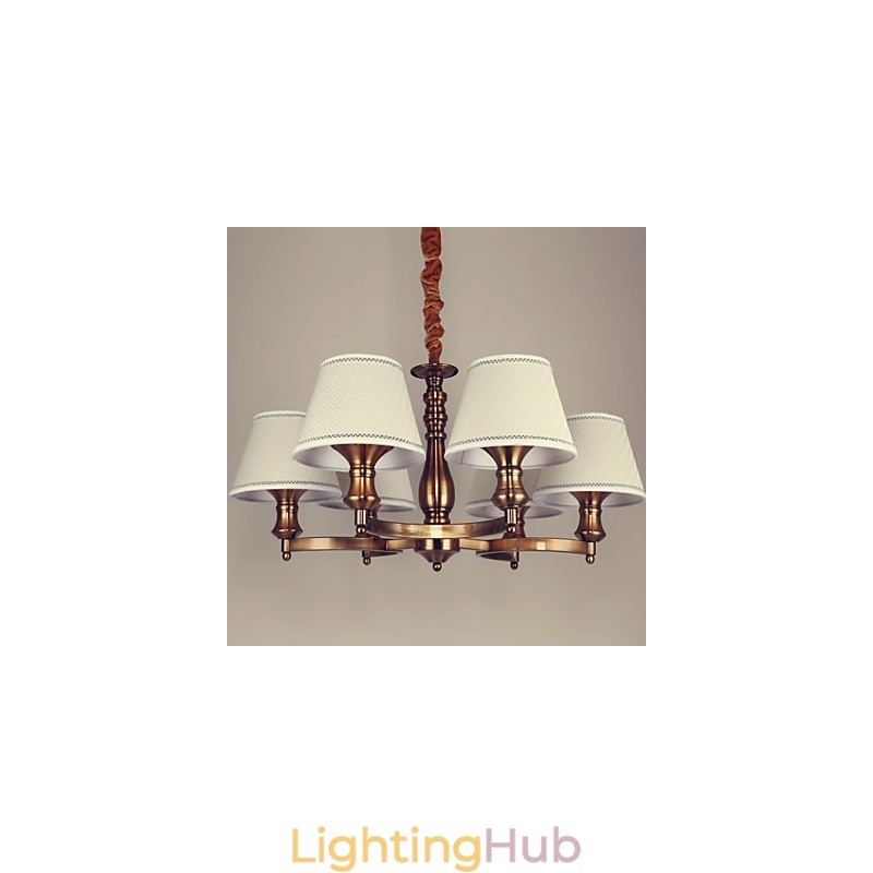 Rustic Lodge Vintage Mini Style Electroplated Metal Chandelier