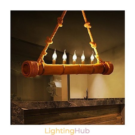 Cafe Pastoral Nostalgia Decorative Bamboo Chandelier Cafe Pastoral Nostalgia Decorative Bamboo Chandelier