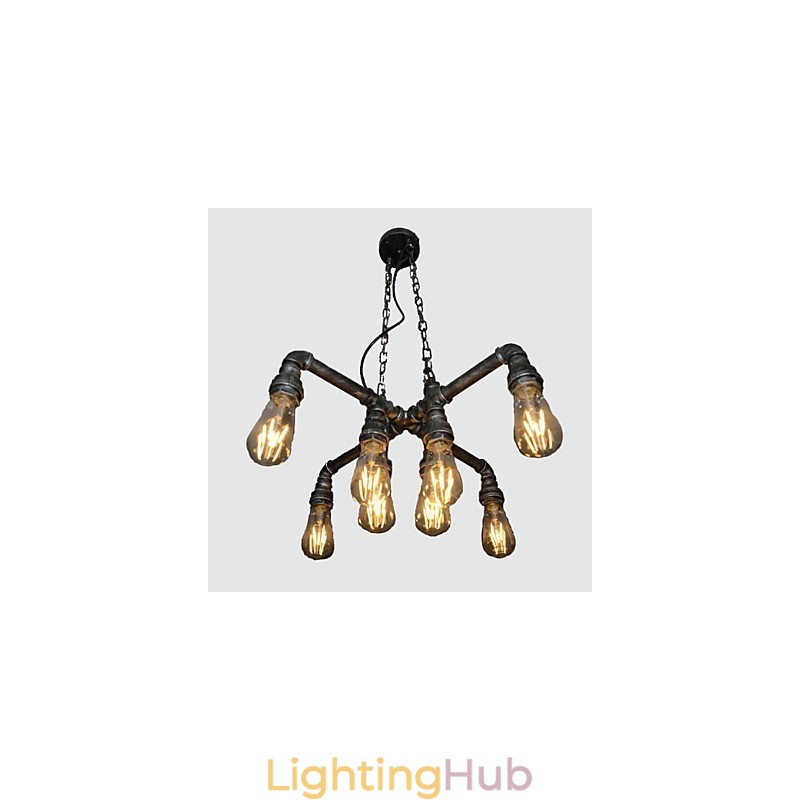 Loft Lamp Is Acted The Role Of Creative Industrial Wind Restoring Ancient Ways Conduit Droplight