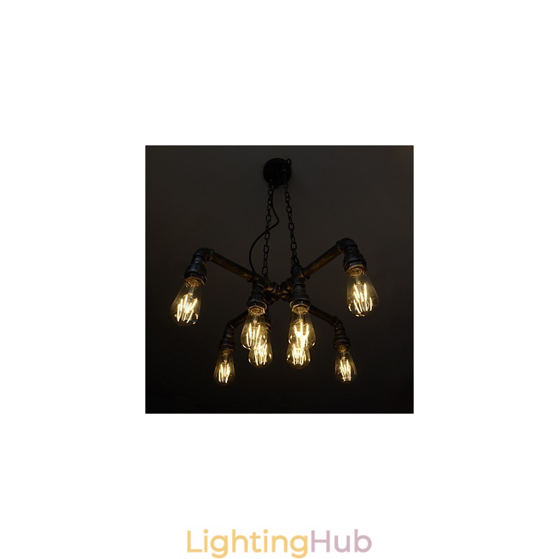Loft Lamp Is Acted The Role Of Creative Industrial Wind Restoring Ancient Ways Conduit Droplight