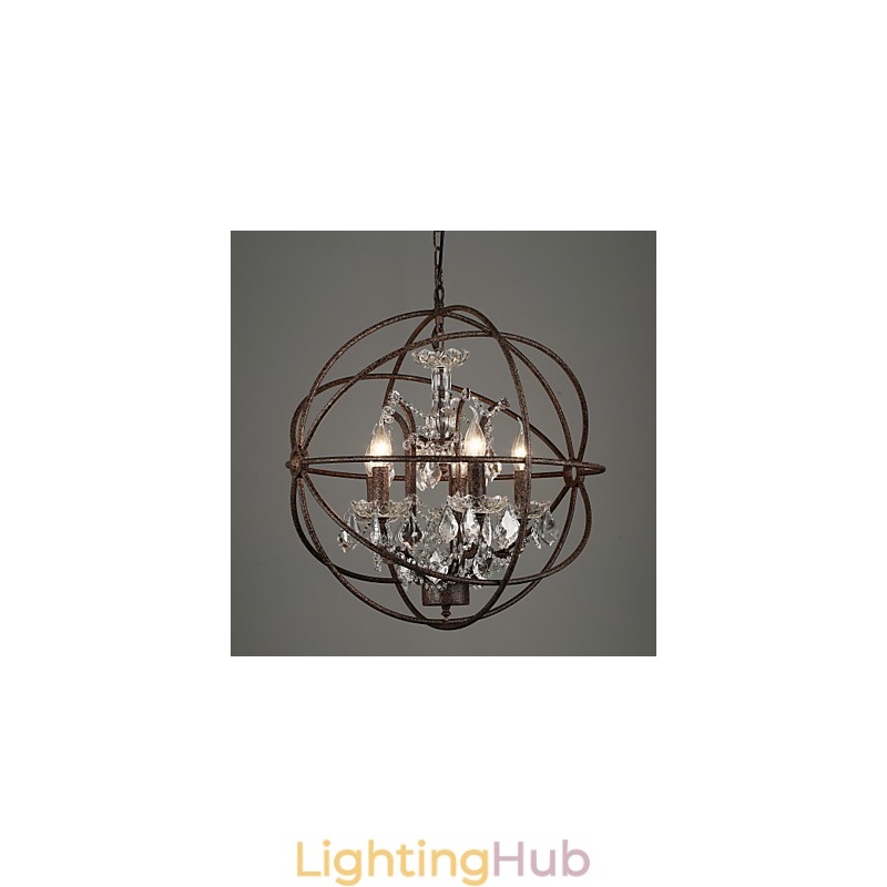 Chandelier Crystal Traditional Classic Metal