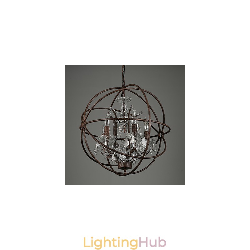 Chandelier Crystal Traditional Classic Metal