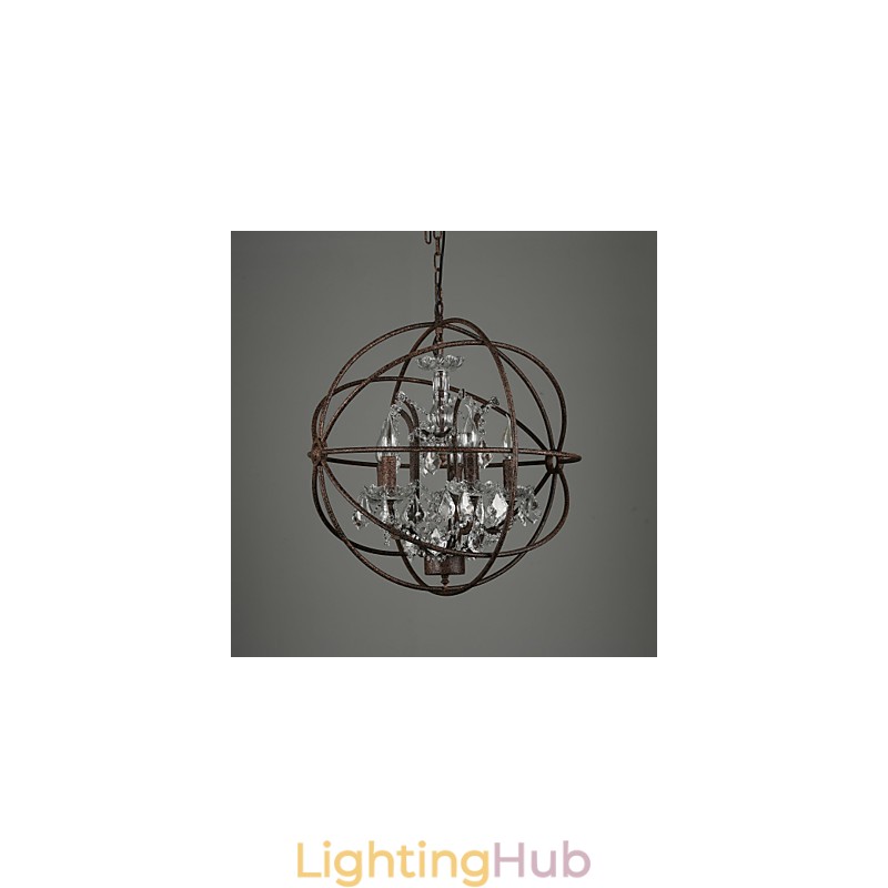 Chandelier Crystal Traditional Classic Metal