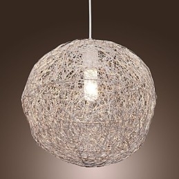 Modern Contemporary Globe Mini Style Chrome Pendant Light