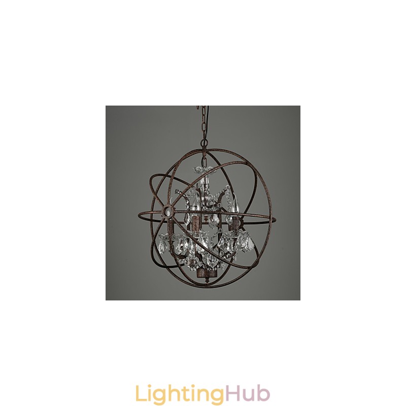 Chandelier Crystal Traditional Classic Metal
