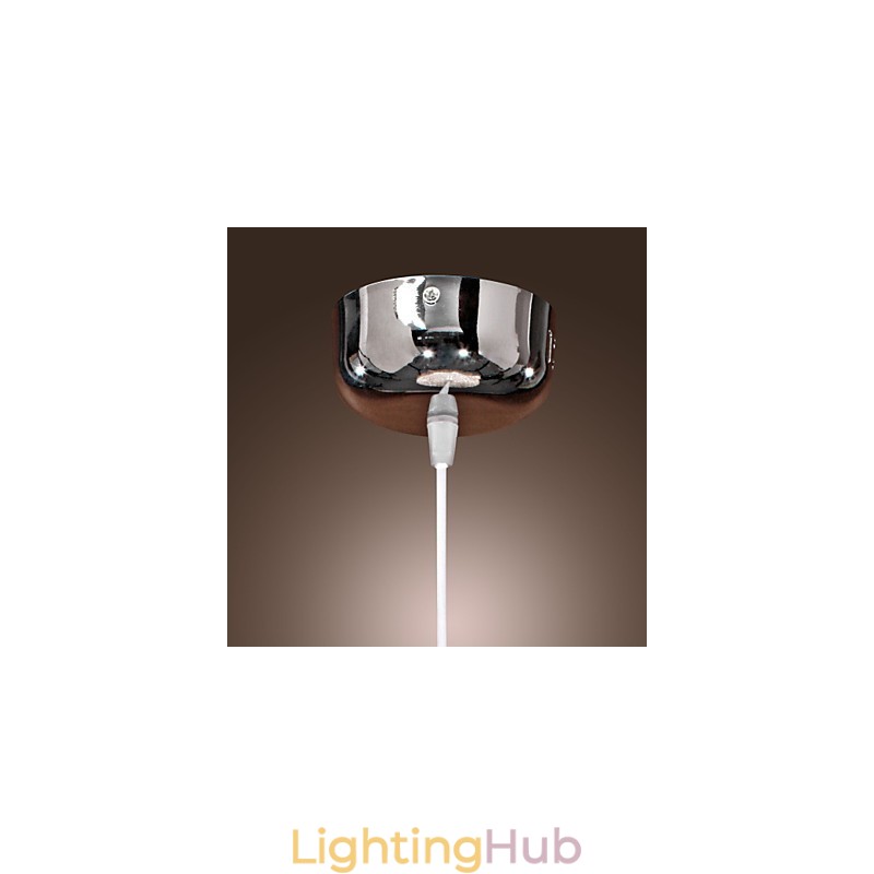 Modern Contemporary Globe Mini Style Chrome Pendant Light