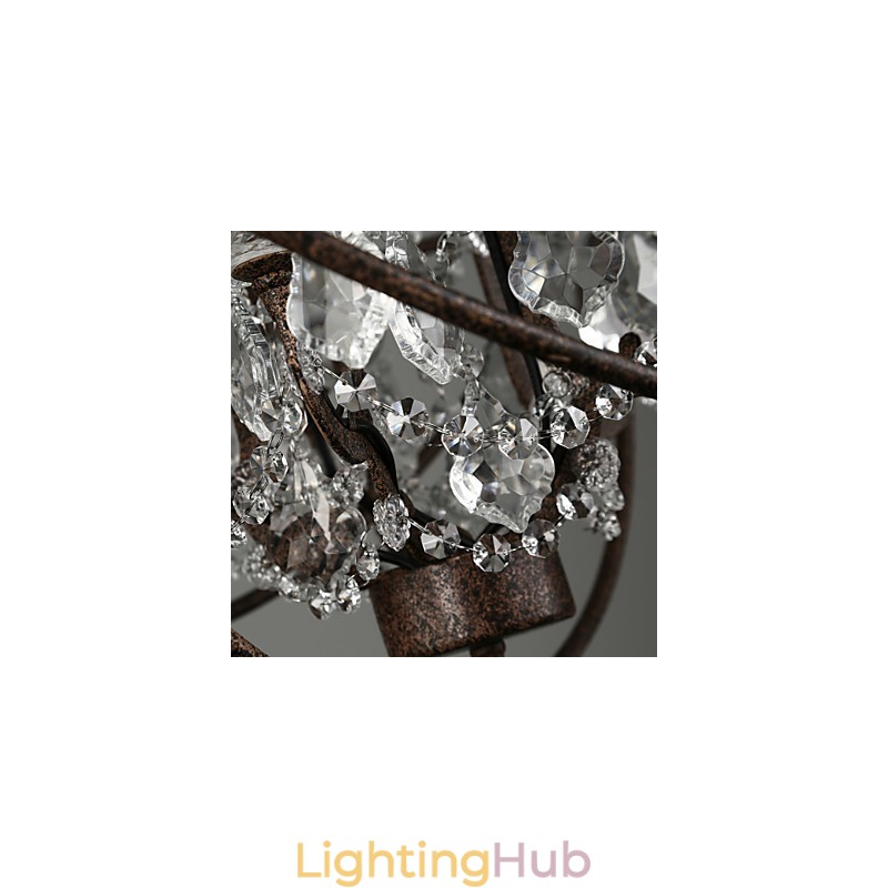 Chandelier Crystal Traditional Classic Metal