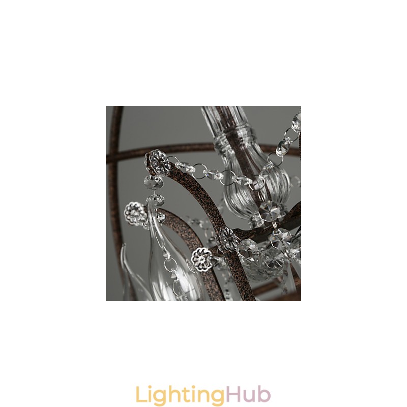 Chandelier Crystal Traditional Classic Metal