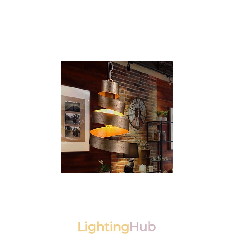 Retro Iron Lamp Modern Minimalist Industrial Style Chandelier