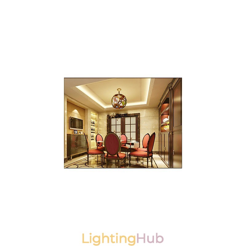 Porch Lamp LightsBalcony Lamp Exotic Small Copper Chandelier