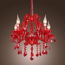 Modern Contemporary Crystal Chrome Metal Chandelier