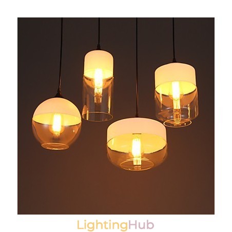 The Nordic Creative Stair Shop'S Art Wrought Iron Glass Chandelier Lamp The Nordic Creative Stair Shop'S Art Wrought Iron Glass Chandelier Lamp
