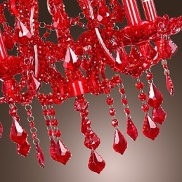 Modern Contemporary Crystal Chrome Metal Chandelier