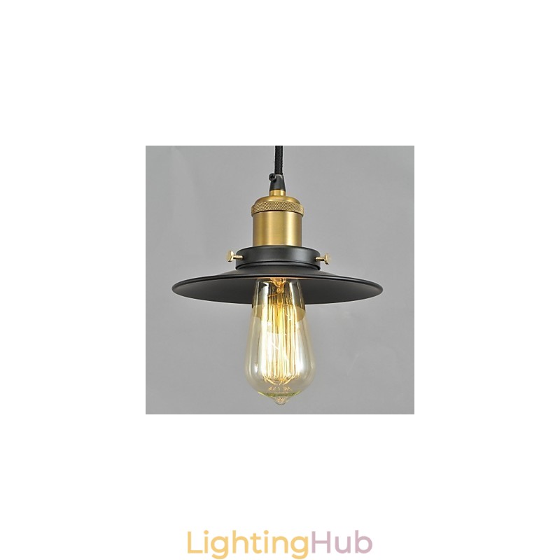 Country Mini Style Painting Metal Pendant Light