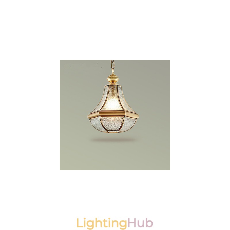 American Country Small Pendant all Copper Single Glass