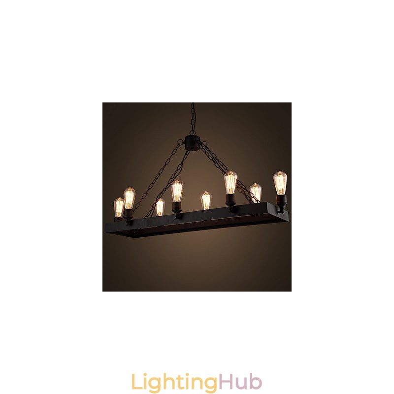 Modern Retro Loft Chandelier American Country Chandelier Creative Industrial Cafe Lamp Lights