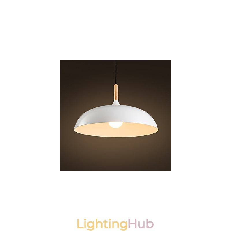Retro Pendant Light Painting Wood+Metal Cafe pendant lamps