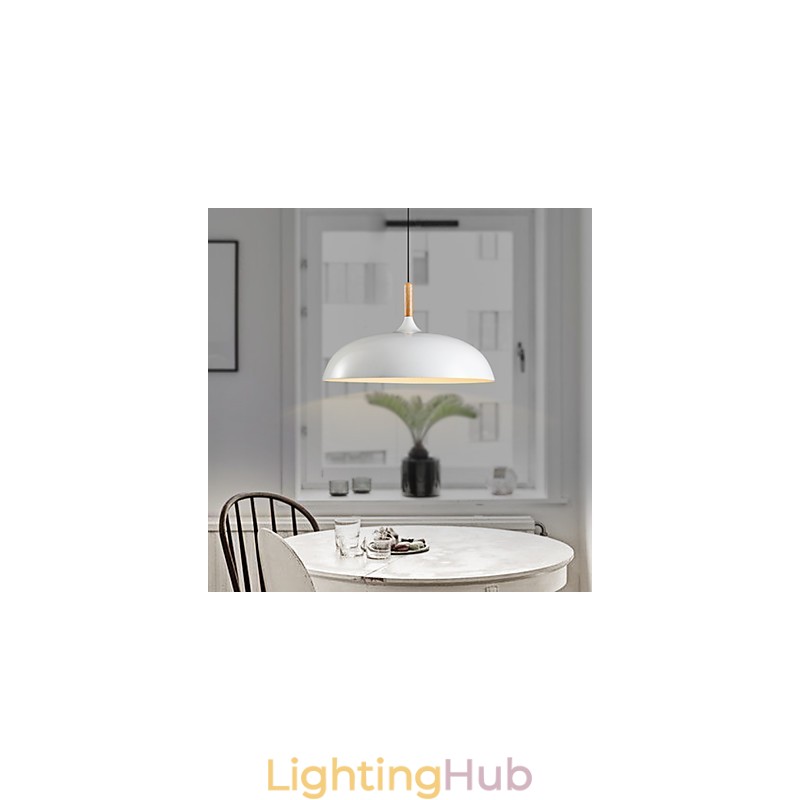 Retro Pendant Light Painting Wood+Metal Cafe pendant lamps