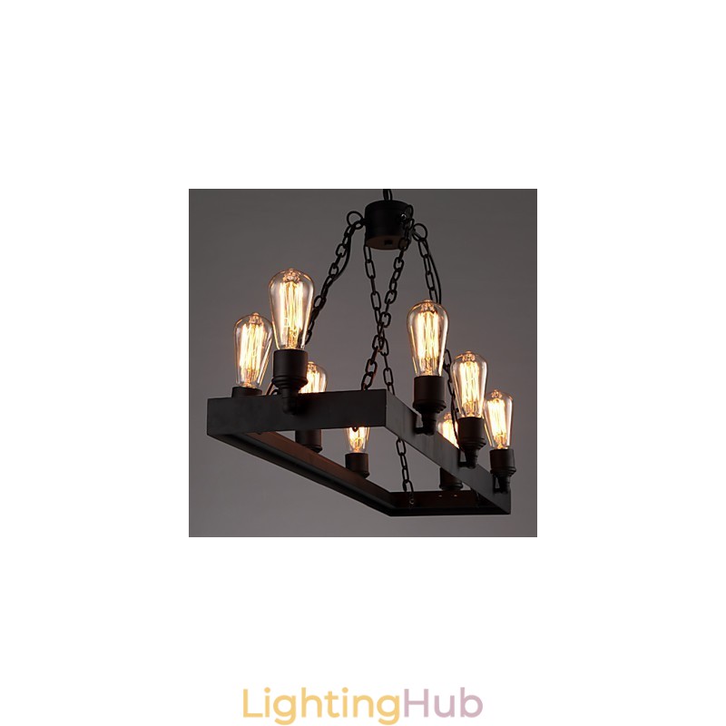 Modern Retro Loft Chandelier American Country Chandelier Creative Industrial Cafe Lamp Lights