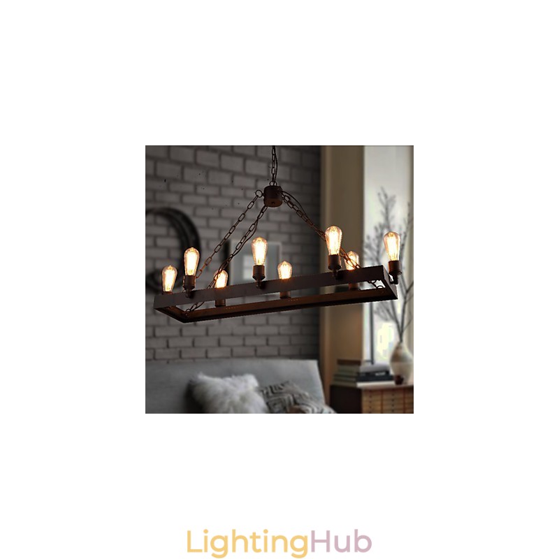 Modern Retro Loft Chandelier American Country Chandelier Creative Industrial Cafe Lamp Lights