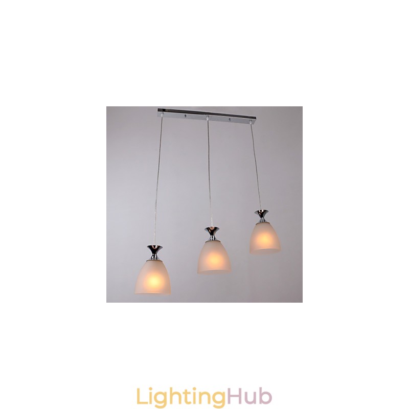 Modern Contemporary Island Mini Style Chrome Pendant Light